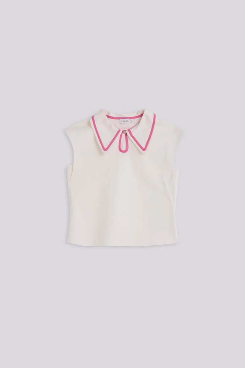 ليا لي Bg Store Girl Off White Blouse