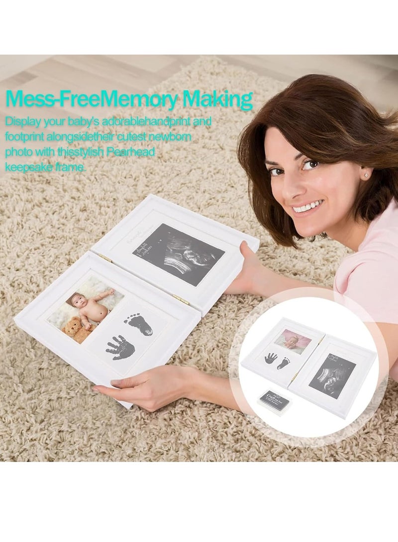 Rightsure Baby Handprint Footprint Maker, Keepsake Photo Frame, Personalized Baby Milestone Gift, Baby Registry Memory Art Photo Frame, Nursery Decor, Perfect for Newborn Boys and Girls - Image 5