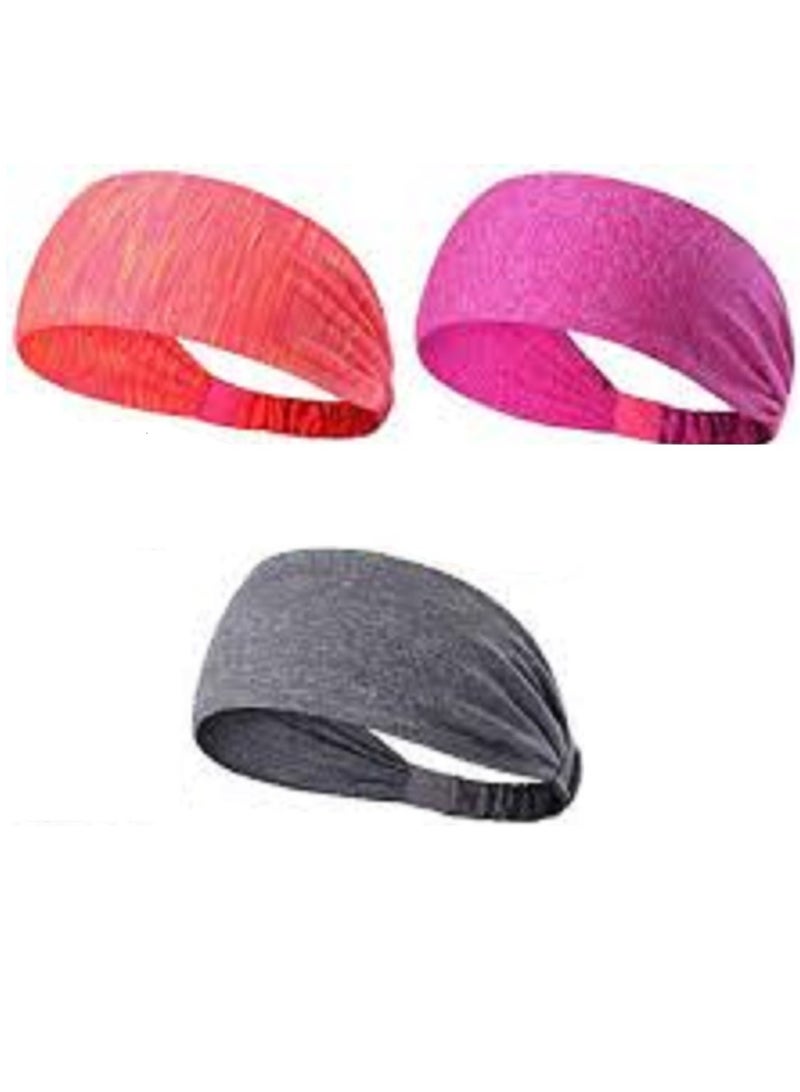 Generic Ultra High Performance Daily Workout Headband 3pcs  - Image 3