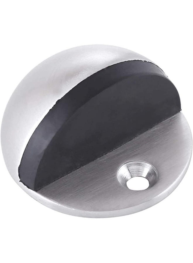 HASANAT ESSENTIALS Essentials Door Stopper Round Bumper Oval Solid Stop Down Bolt Rubber Absorbs shock Wide usage Cylindrical Half Round Oval Variations  - Image 2