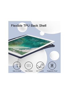 Jetech Case for iPad Pro 12.9 Inch (2015/2017 Model, 1st/2nd Generation) with Pencil Holder, Slim Tablet Cover with Soft TPU Back, Auto Wake/Sleep (Navy)  - Image 2