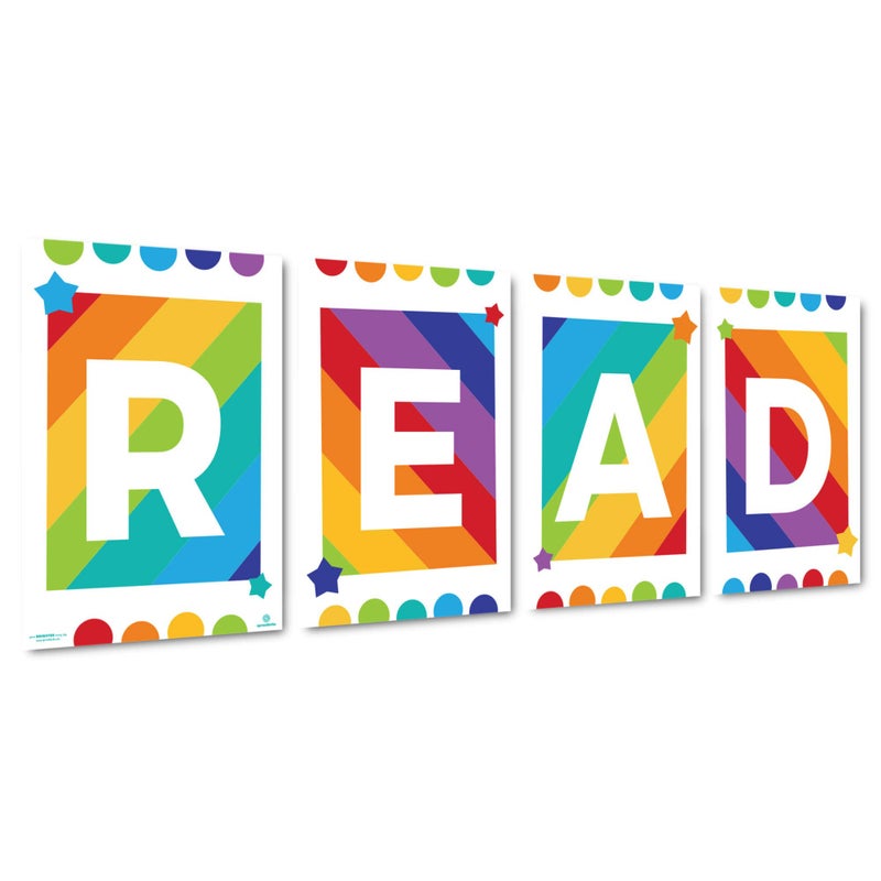Sproutbrite Classroom Decorations - Reading Poster for Teachers - Bulletin Board and Wall Decor for Pre School, Elementary and Middle School - Image 1