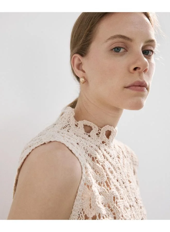 MANGO  Openwork knit top for Women | Best Price UAE