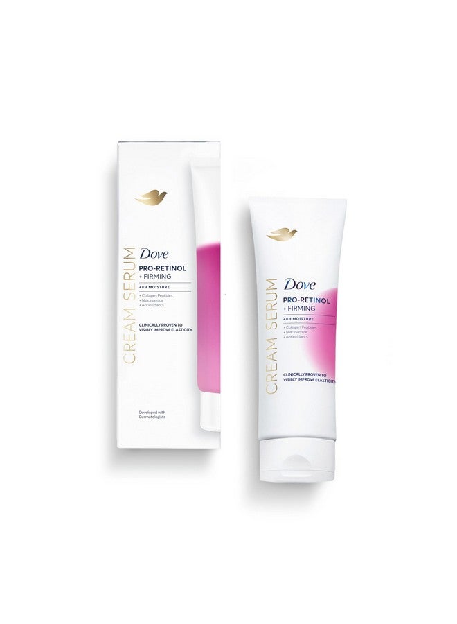 Dove Body Cream Serum Pro-Retinol + Firming for Elasticity and Firmness,with Collagen Peptides, Niacinamide and Antioxidants Lotion, 8 oz - Image 1