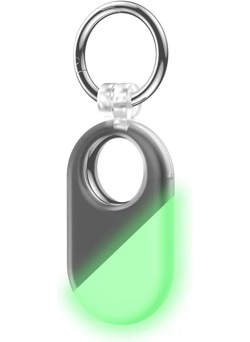 Ecosystem Cover For Samsung Galaxy SmartTag 2 (2023) Tracker Locator Silicone Protective Case for Galaxy Smart Tag 2 Anti Lost Protector Cover Shell (transparent luminous) - Image 1