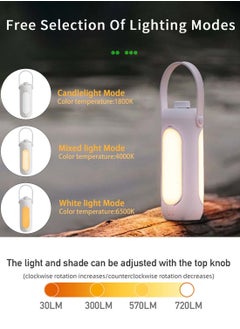 Viden Camping Lights LED Camping Lantern Flashlights 10000mAh Freefolding Rechargeable Camping Lamp With 3 Light Modes & SOS Signal Great for Home Garden Outdoor Hiking Fishing Emergency  - Image 3