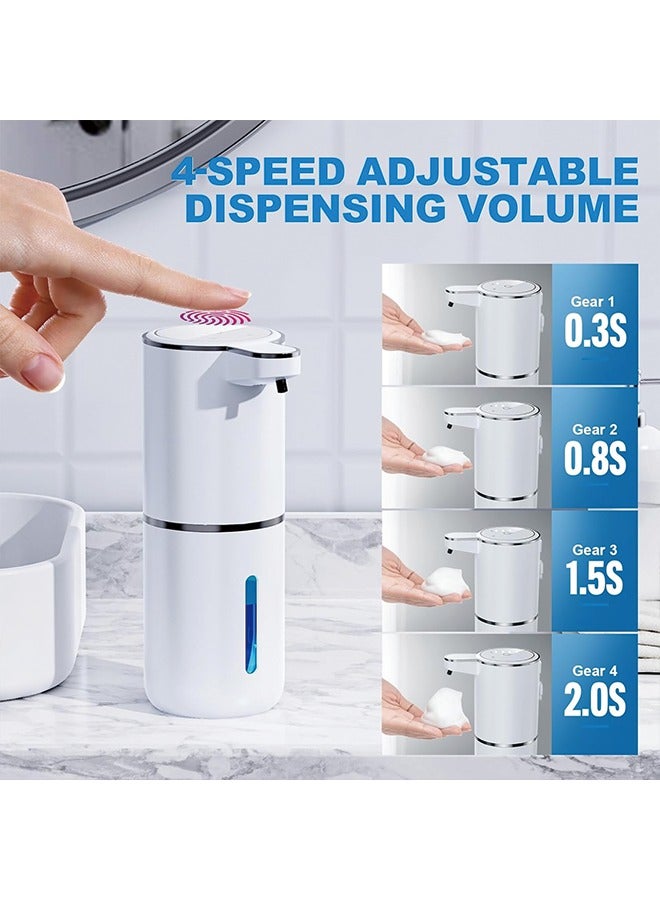 Automatic Soap Foaming Dispenser,380ml Wall Mount Touchless 4 Gear Adjustable Electric Soap Dispenser,USB Rechargeable with Infrared Motion Sensor for Bathroom,Kitchen,Office  - Image 3