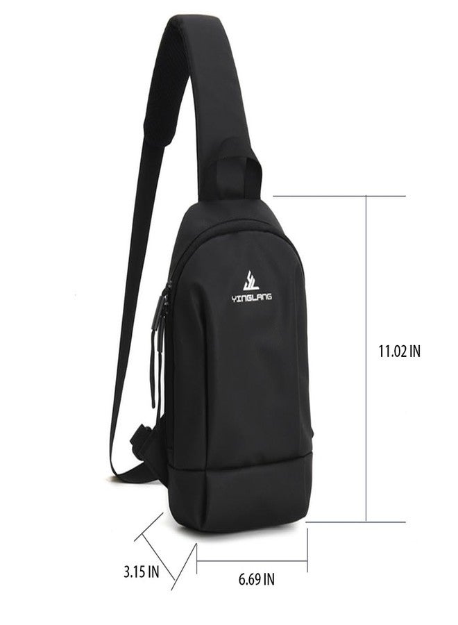 JIMYAO Sling Bag for Men Women, Waterproof Lightweight Chest Bag, Utility Crossbody Backpack for Daily, Travel, Hiking(Pink) - Image 2