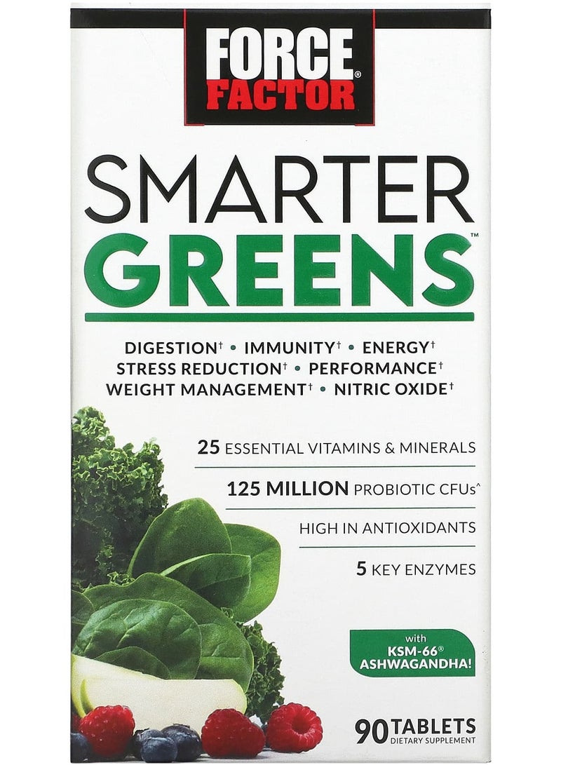 Force Factor Smarter Greens 90 Tablets
