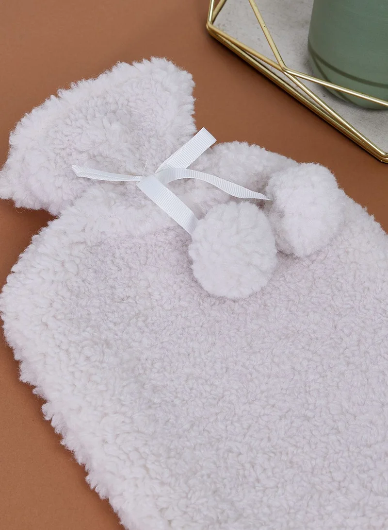 Aroma Home Cream Teddy Hot Water Bottle