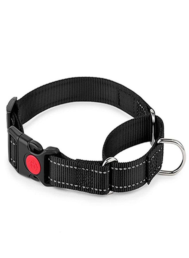 cyhaen Martingale Collar for Dogs with Buckle,Black S - Image 1