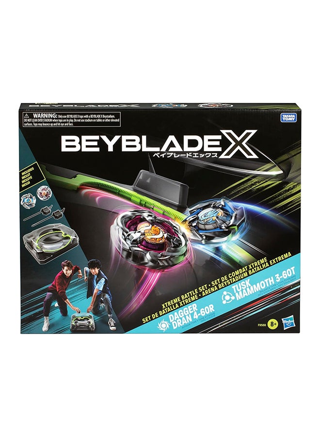 BeyBlade X Xtreme Battle Set, Includes Beystadium, 2 Spinning Tops & Launchers, Spinning Toys for 8+ Year Old Kids, High-Speed Action & Epic Battles - Image 2