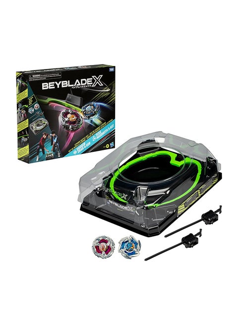 X Xtreme Battle Set, Includes Beystadium, 2 Spinning Tops & Launchers, Spinning Toys for 8+ Year Old Kids, High-Speed Action & Epic Battles