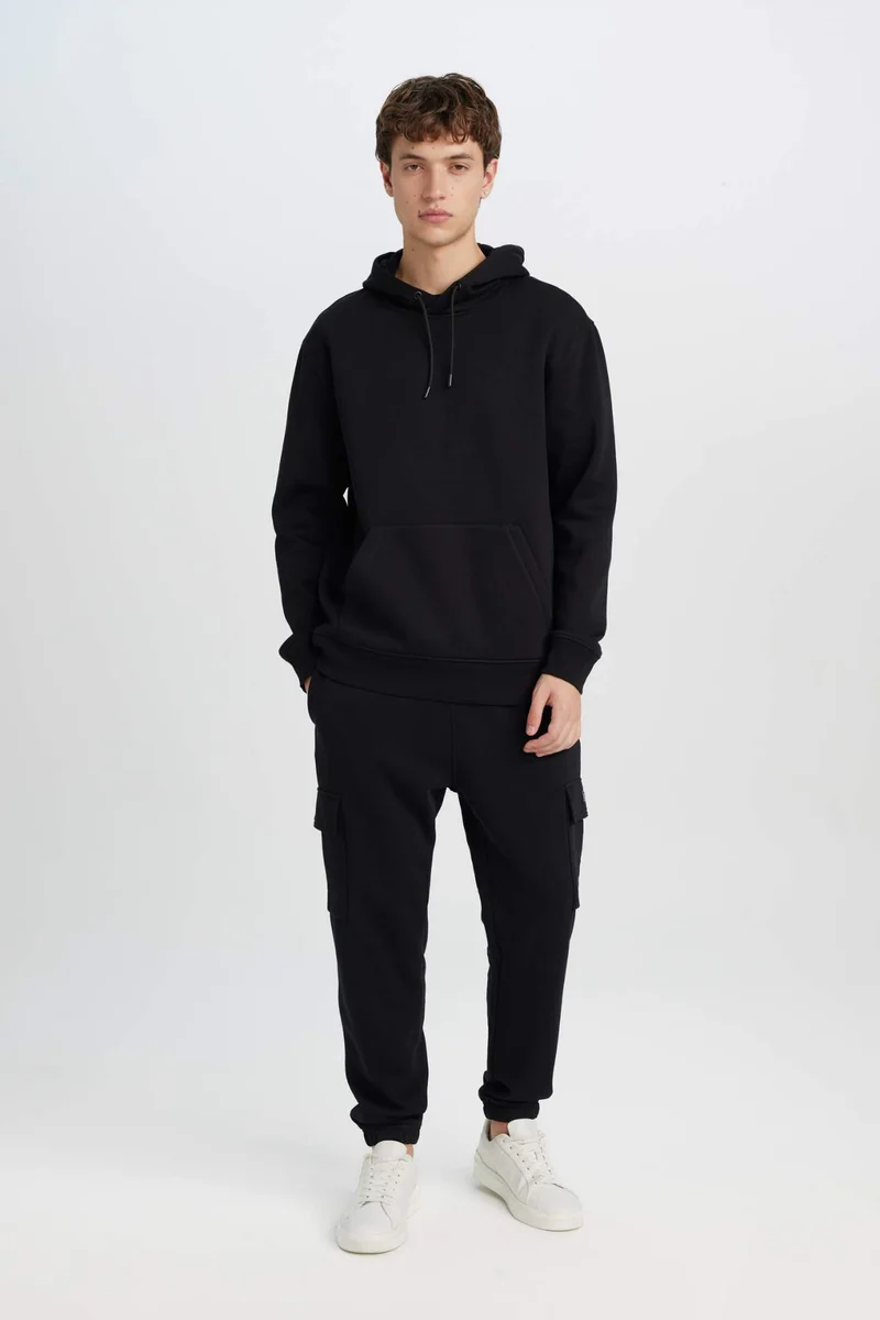 DeFacto Regular Fit Long Sleeve Hoodie