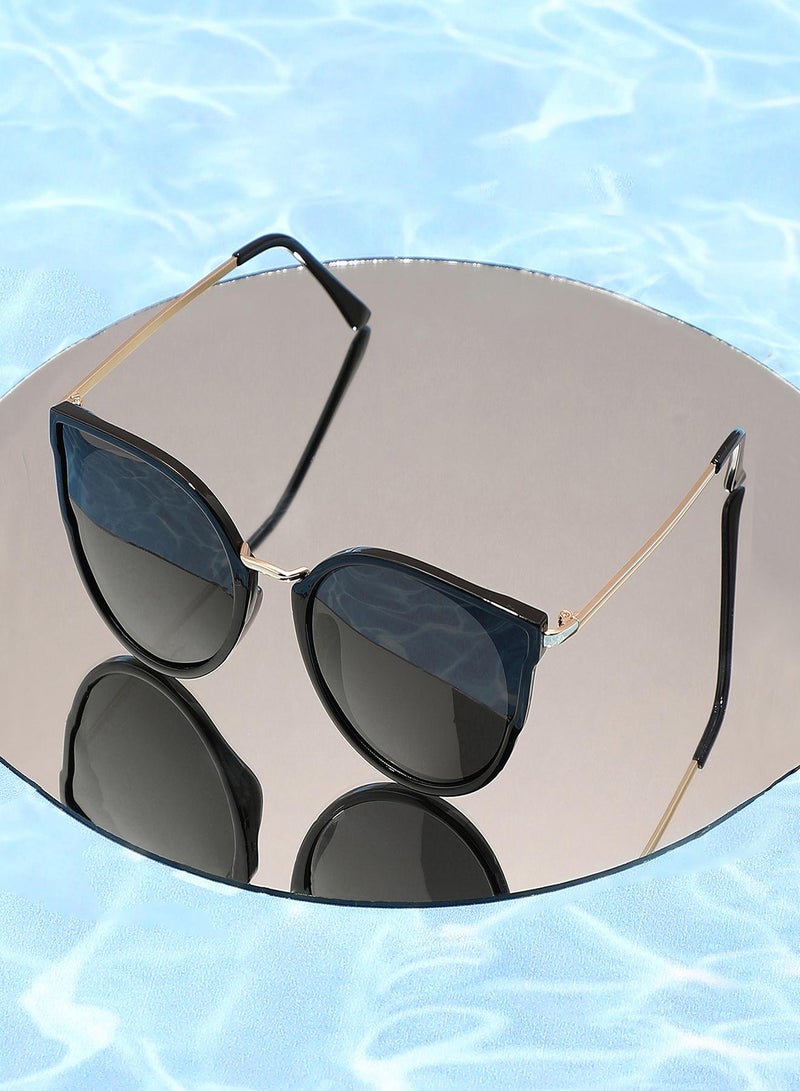 Haute Sauce Black Wayfarer Sunglass - Image 1