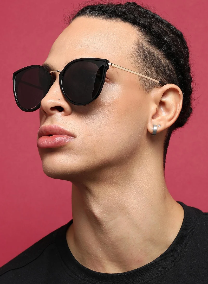 Haute Sauce Black Wayfarer Sunglass