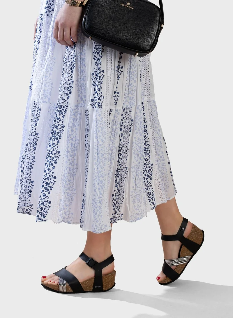 BAYTON Minorque Wedge Sandals