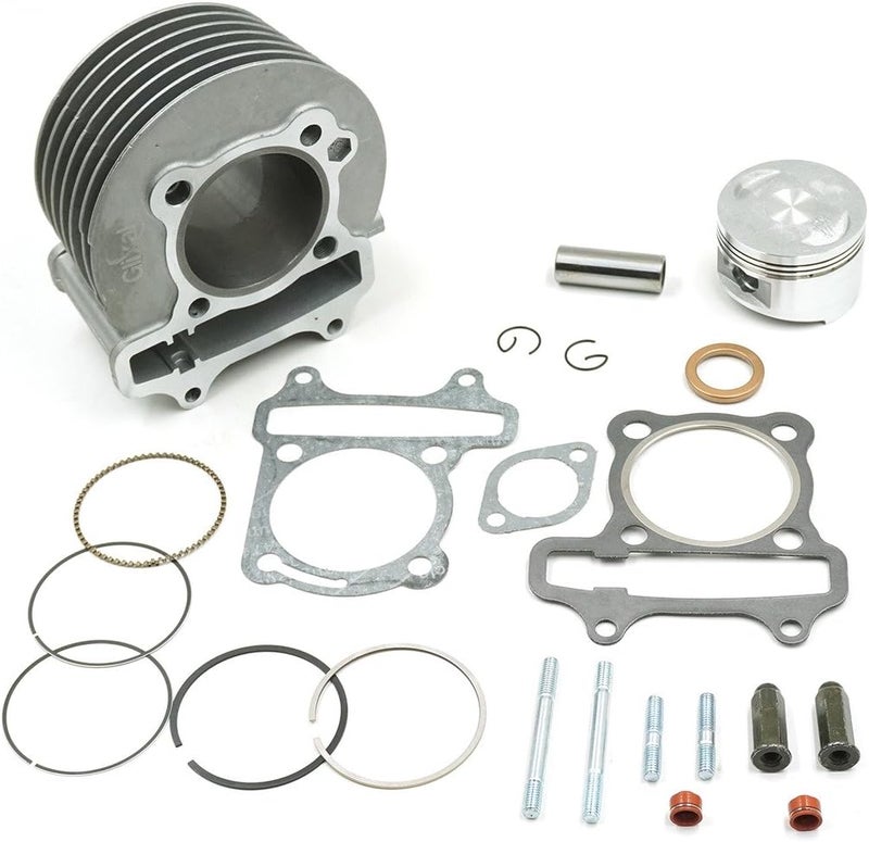 Glixal ATMT1-020 High Performance GY6 58.5mm 155cc Big Bore Rebuild Kit for 152QMI 157QMJ Engine - Image 2