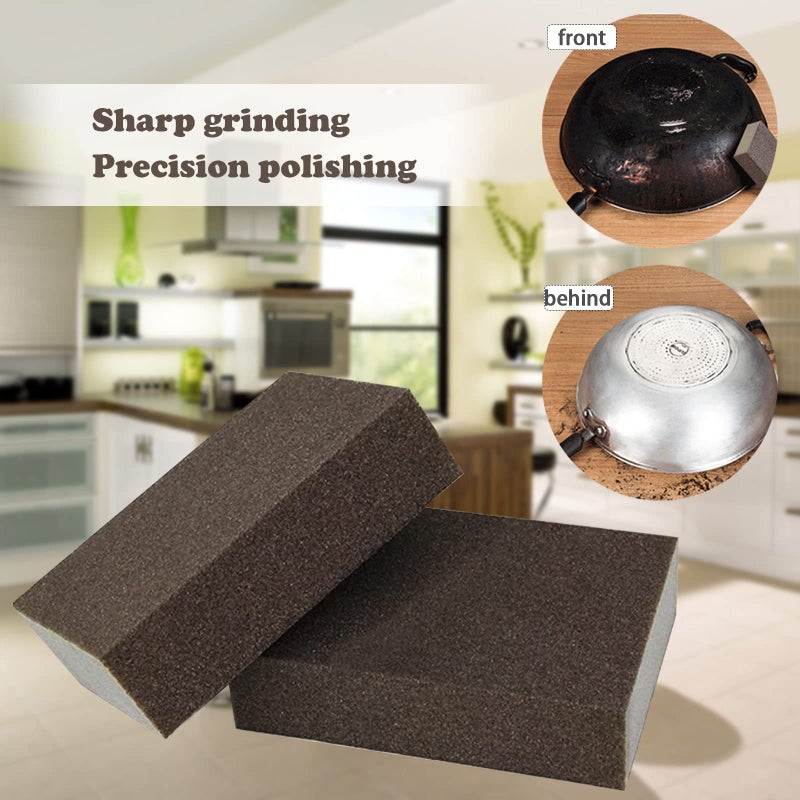 Hubaow Sanding Sponge  320 Grit Assortment Sanding Block  Wet And Dry Dual-Use Sander Sponges For Drywall Metal  Sandpaper Sponge For Wood  Washable And Reusable - Image 4