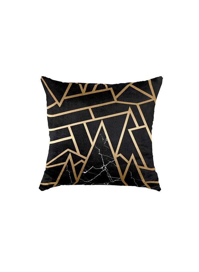 RIZARIES SuperSoft Black Marble Affect Throw Cushion 