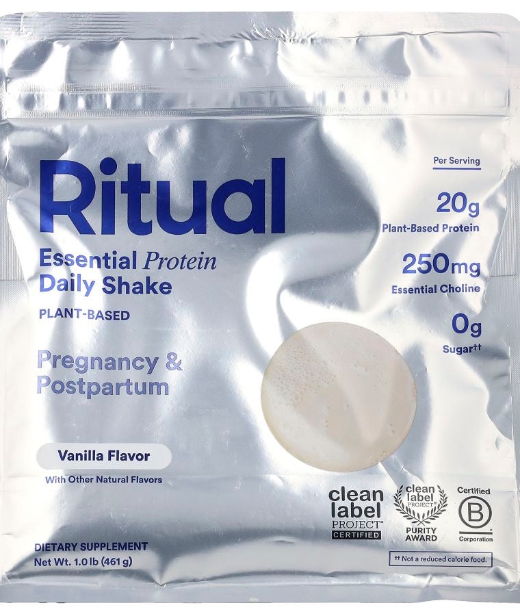 Ritual Essential Protein Daily Shake Pregnancy & Postpartum Vanilla 1 lb (461 g)