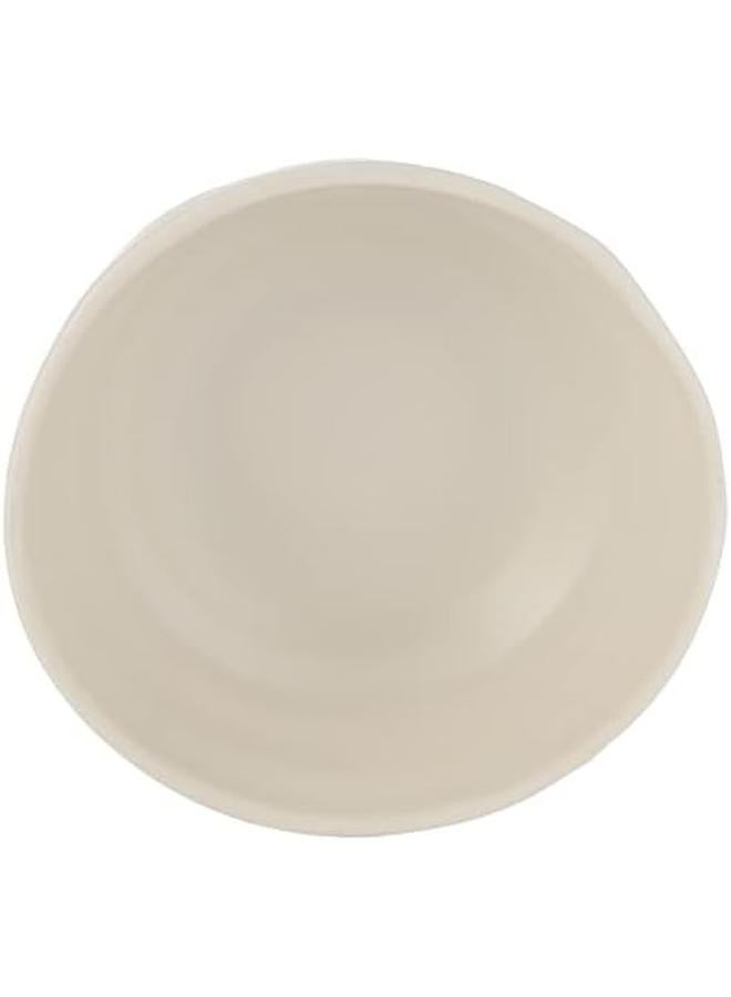 MODA CUCINA Melamine Matt Serving Bowl Ivory 17cm - Image 2