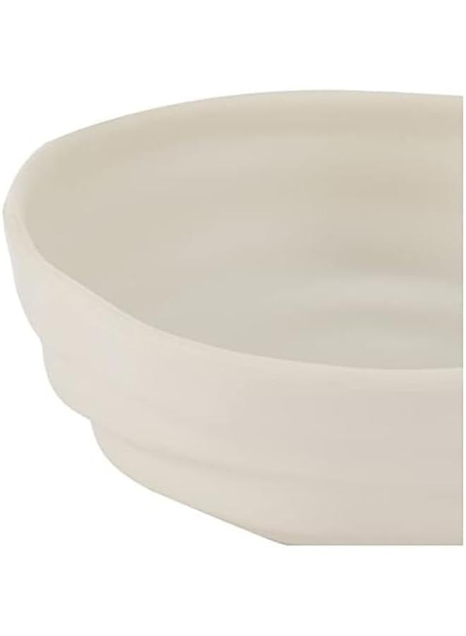 MODA CUCINA Melamine Matt Serving Bowl Ivory 17cm - Image 4