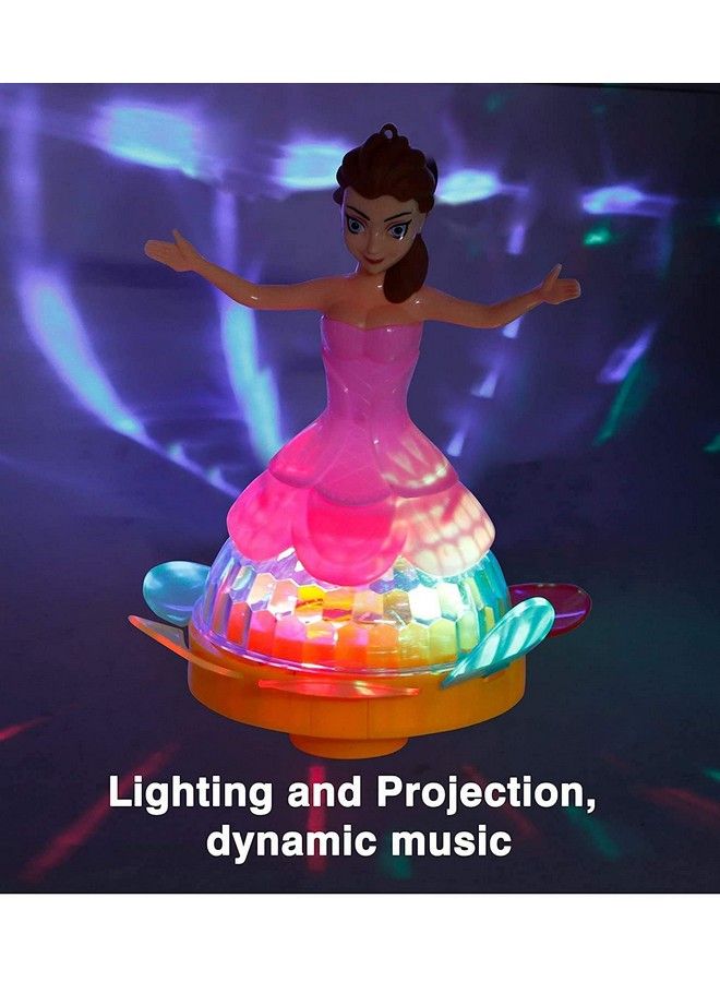 Goyal's دمية الأميرة الحلم الموسيقية الراقصة الدوارة مع أضواء ملونة جذابة ومضيئة للأطفال - Image 4