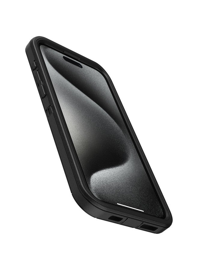 أوتربوكس جراب OtterBox Defender Series لهاتف iPhone 15 Pro MAX (فقط) - أسود، بدون شاشة، قوي ومتين، مع حماية للمنافذ، يتضمن حامل مشبك الحافظة (يتم الشحن في كيس بلاستيكي، مثالي لعملاء الأعمال) - Image 3