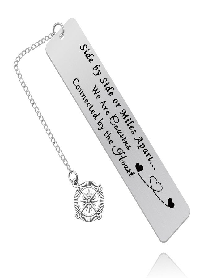 Baipilu Cousins Gifts for Women Inspirational Bookmark Gift Friendship Gift for Cousin Appreciation Gift for Cousin Thank You Bookmark Gift Graduation Birthday Gift for Cousin Back to School Gift for Cousins - Image 1