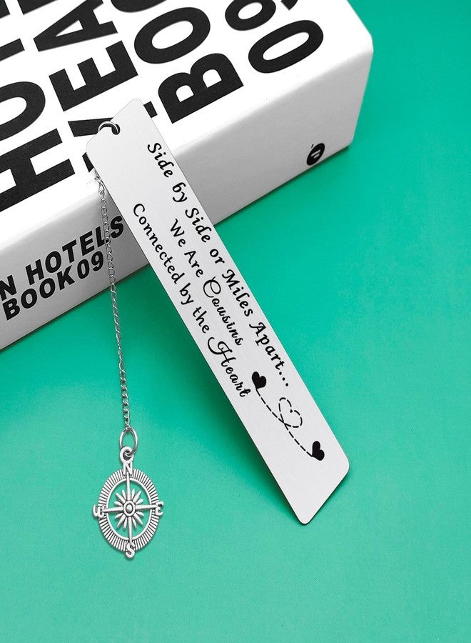 Baipilu Cousins Gifts for Women Inspirational Bookmark Gift Friendship Gift for Cousin Appreciation Gift for Cousin Thank You Bookmark Gift Graduation Birthday Gift for Cousin Back to School Gift for Cousins - Image 5