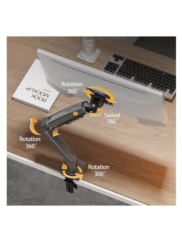 NB Monitor Arm for 17-30 inch Screen with Height Adjustable Monitor Mount, Full Motion Monitor Holder, Gas Spring VESA 75/100mm, Weight 2-9kg - Image 5