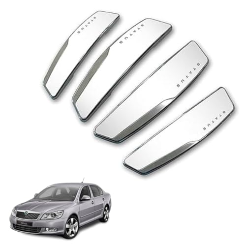 Autokaar Status Car Door Edge Guard Scratch Protector White Universal for Skoda Kushaq/Slavia/Rapid/Kodiaq/Octavia/Fabia/Laura/Superb/Yeti - Image 1