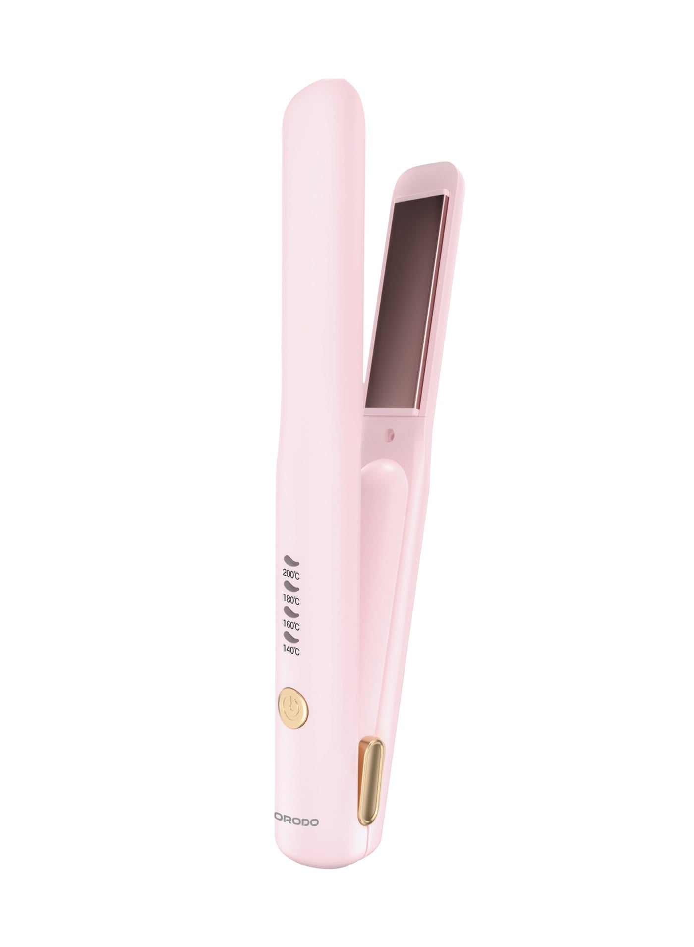 Lifestyle Handheld Hair Straightener 22W / Adjustable Temperature Control / Quick Heat-Up Technology / Ideal for Short & Medium Hair / Type-C Charging / Portable & Ergonomic – Pink