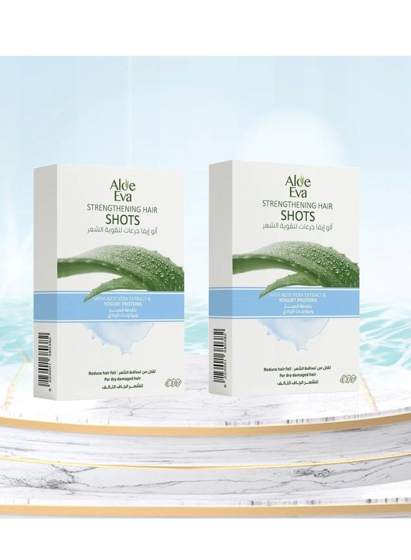 Aloe Eva 2-Piece Hair Ampoules with Aloe Vera and Yogurt Proteins