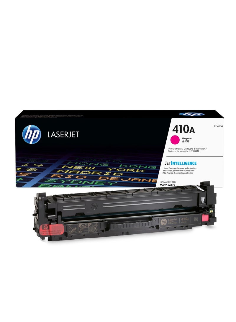 HP 410A LaserJet Toner Cartridge, Magenta