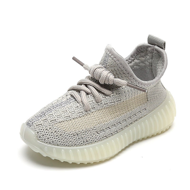 The latest spring and summer boys' sports shoes are breathable mesh children's casual soft soled shoes - Image 1
