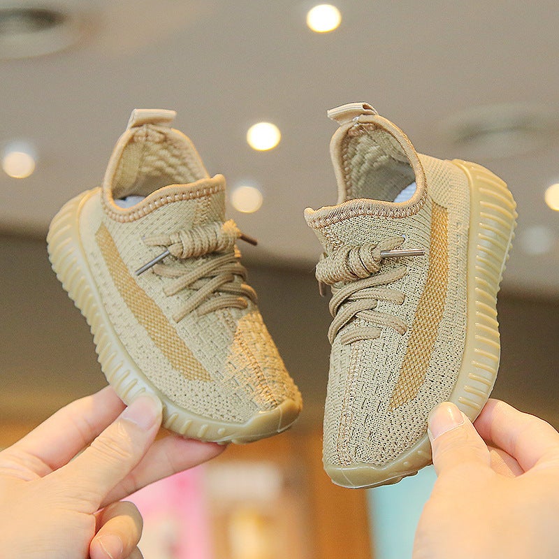 The latest spring and summer boys' sports shoes are breathable mesh children's casual soft soled shoes - Image 4