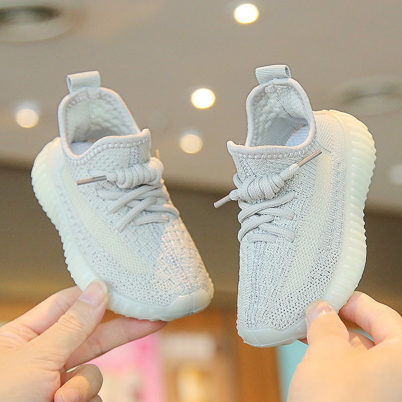 The latest spring and summer boys' sports shoes are breathable mesh children's casual soft soled shoes - Image 5