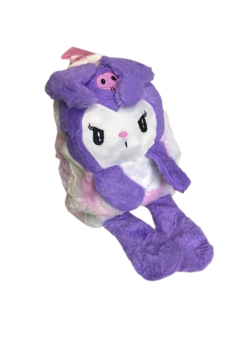 Kids Cartoon Plush Backpack – Single Zipper, Lightweight Design - Image 4