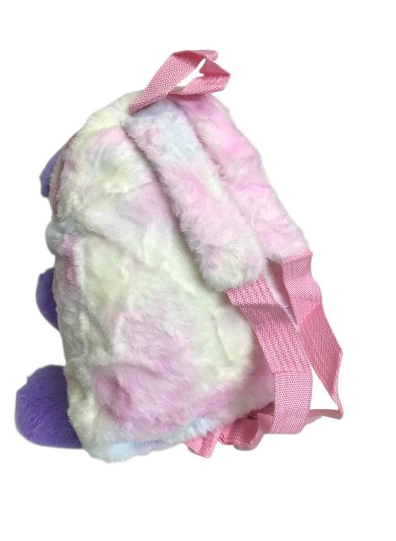 Kids Cartoon Plush Backpack – Single Zipper, Lightweight Design - Image 3