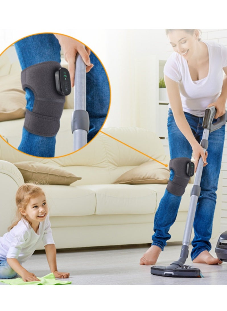 Arabest - Heating Knee Massager, Knee Shoulder Elbow 3-in-1 Heating Vibration Massager, Portable Wireless Hot Compress Massager, Relieve Joint Pain And Pressure, Suitable For Office, Study, Etc. - Image 1