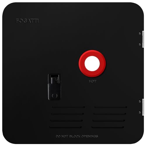 FOGATTI 18 x 18 Inches RV Water Heater Black Door ONLY. Door kit for FOGATTI RV Water Heaters, Galvanized Steel - Image 1