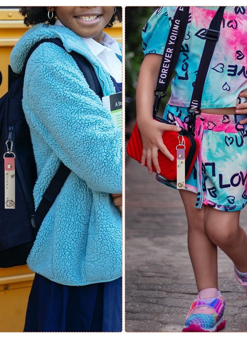 Y&D - 6-Piece Backpack Name Key Ring Child Label Identity Bag - Image 1