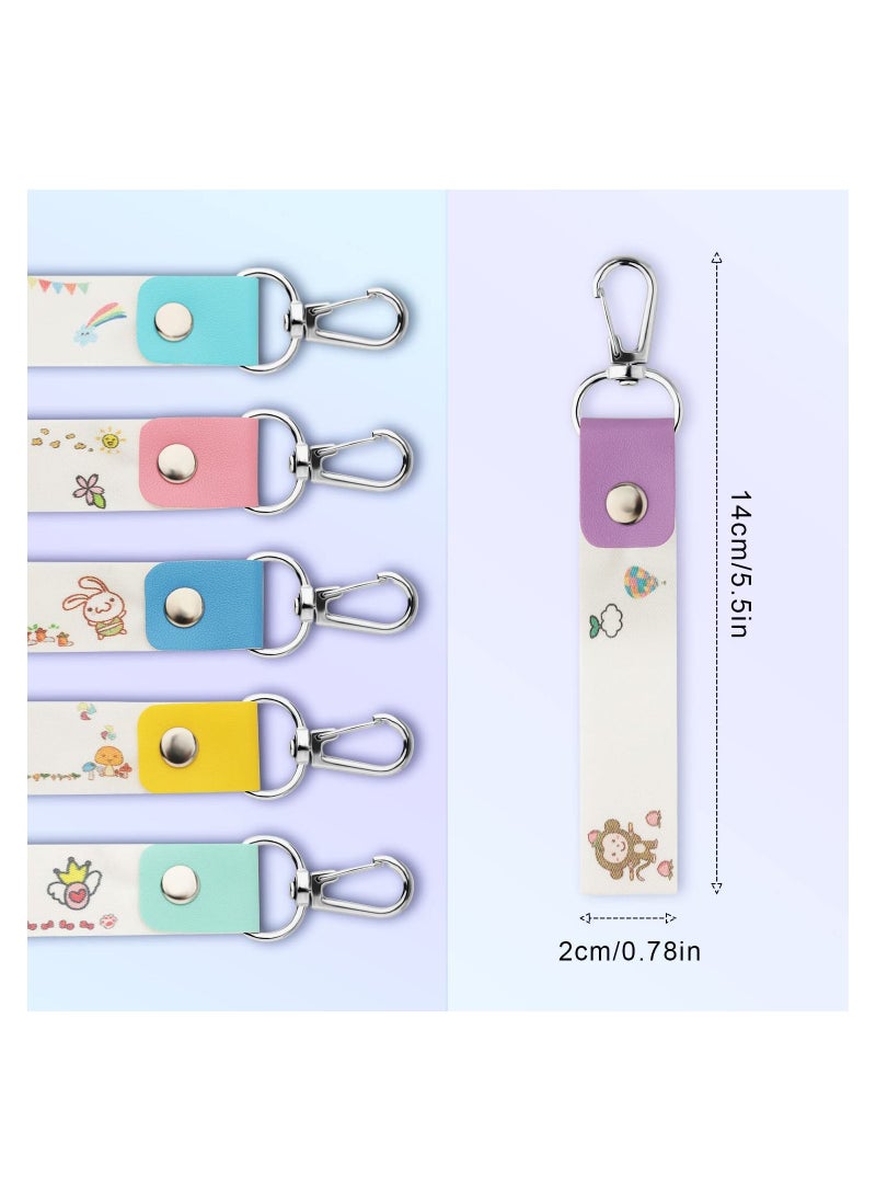 Y&D - 6-Piece Backpack Name Key Ring Child Label Identity Bag - Image 1