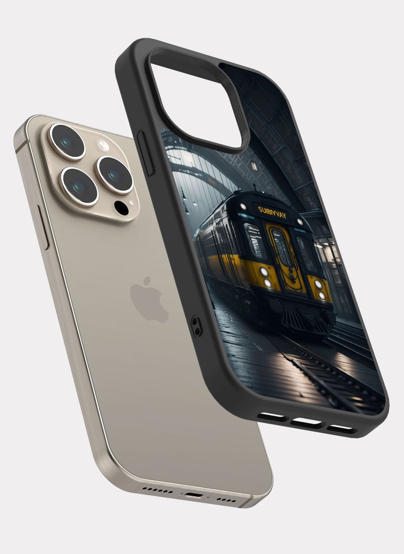 iPhone 15 Pro case cover Subway Train