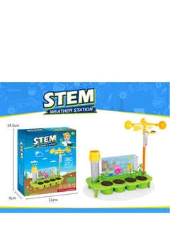 STEM Plant Ecological Weather Station Games,Science and Physics home chemical lab Educational Game for kids and It is an educational game that helps focus, creativity,Children's DIY 6+ Years  - Image 3