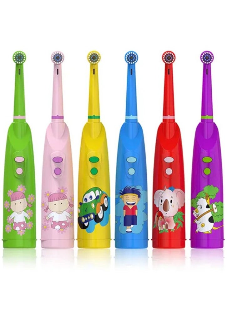 Spectrum - Kids' Battery-Powered Electric Toothbrush (Assorted Designs) Pack of 2 - Image 1