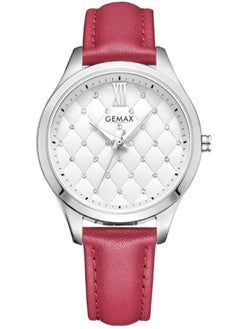 GEMAX 2118-CP-B3-DW, Quartz Watches for women,Leather Strap  - Image 1