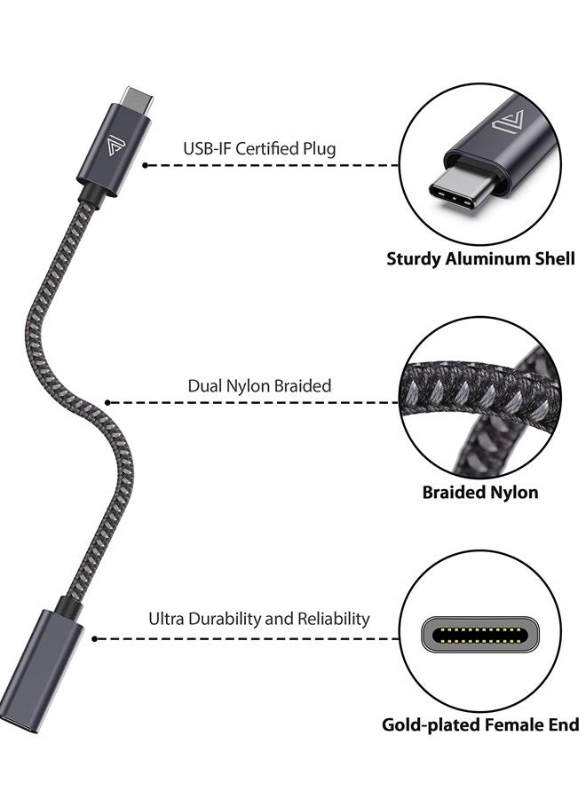 Faracent USB C Extension Cable (3.3Ft/1m/10Gbps), USB 3.2 Type C 3.1 Male to Female Extension Charging & Sync Model: C10 - Image 3